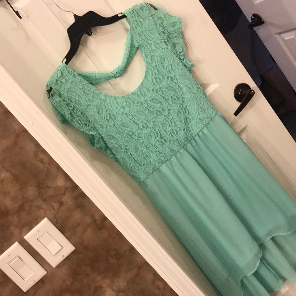 Teal dress